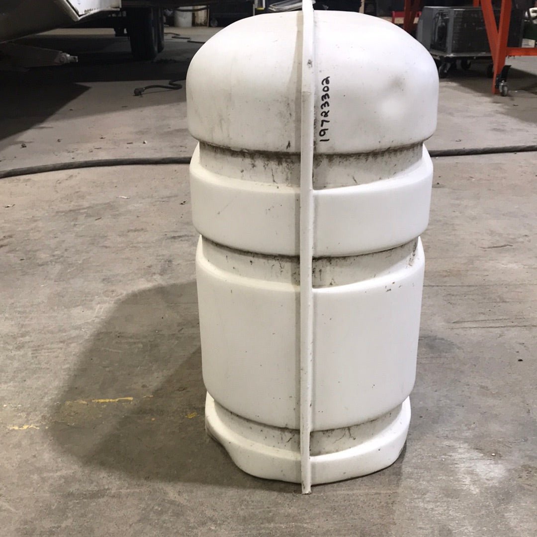 Used Propane Tank Cover - (Fits 30 LB Steel Double Tank) - Young Farts RV Parts