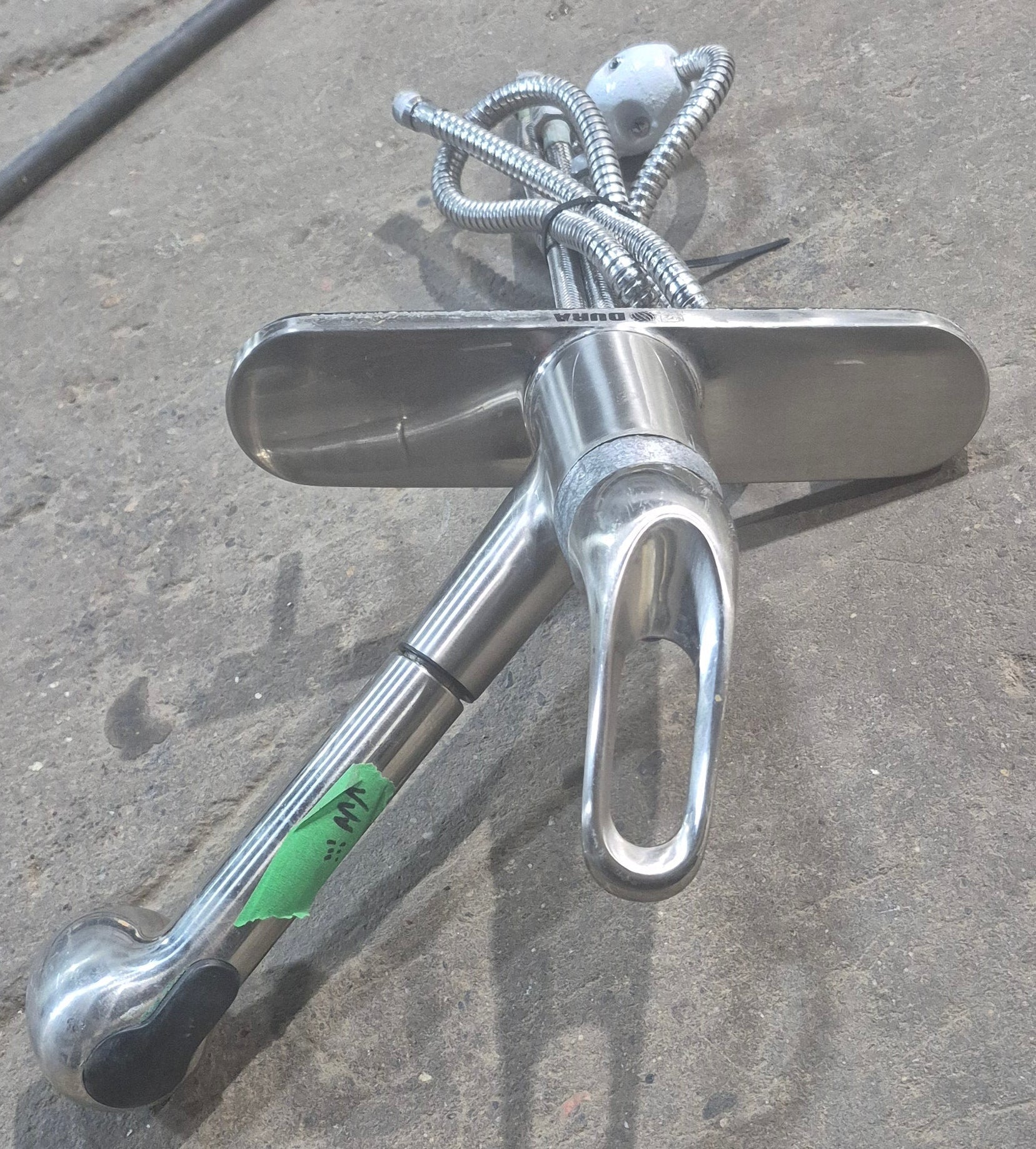 Used Pull Down Kitchen Faucet Chrome with Chrome Lever Handle - Young Farts RV Parts