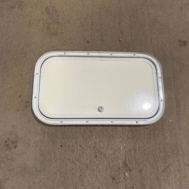 Used Radius Cargo Door - 19.75 X 10.75 X 0.625 - Young Farts RV Parts