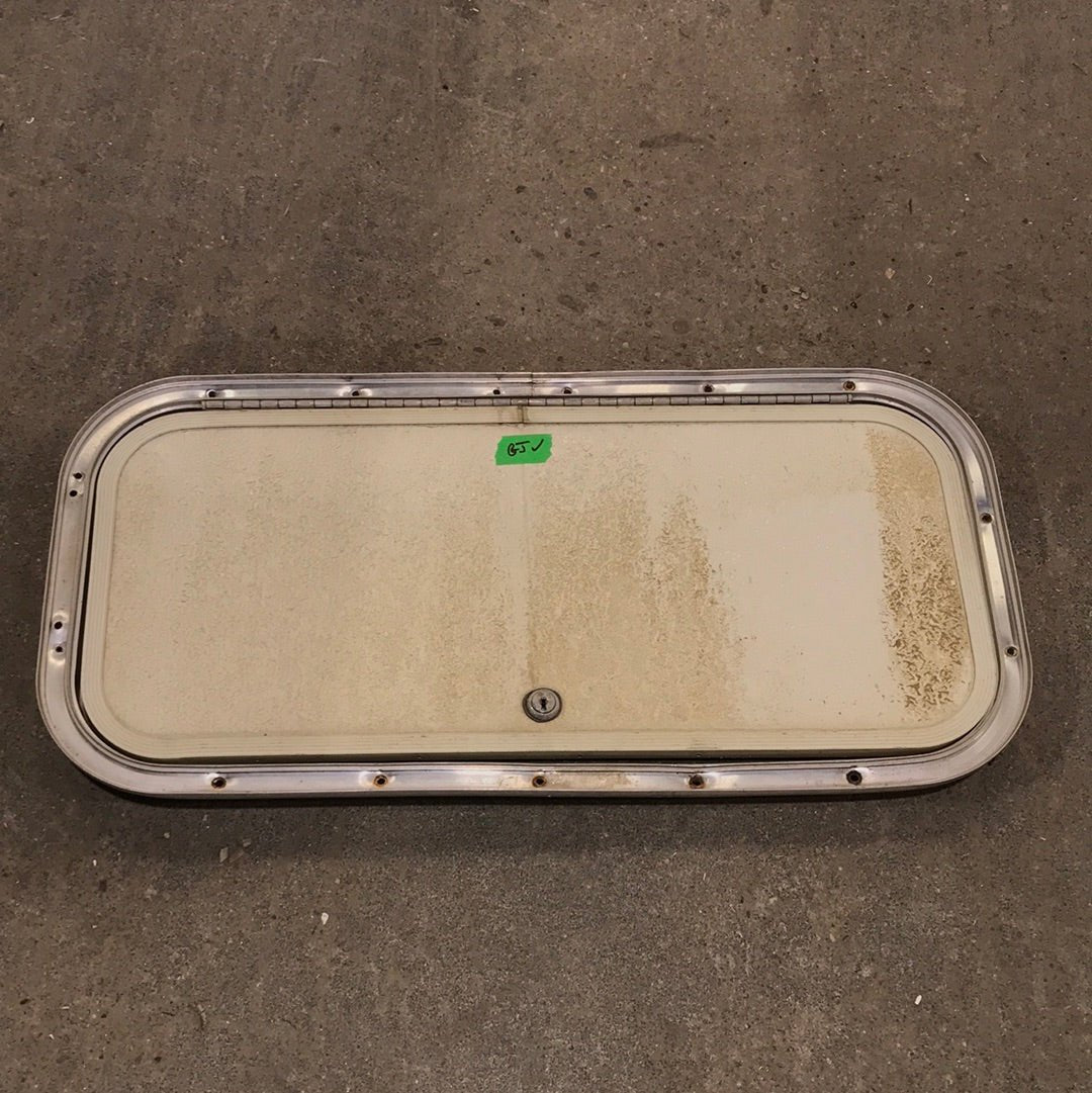 Used Radius Cargo Door 23 7/8" W x 10 3/4" x 3/4" D - Young Farts RV Parts