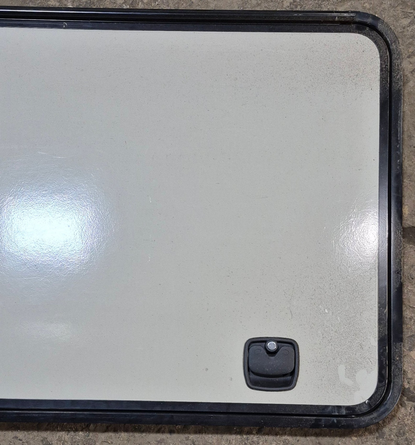 Used Radius Cargo Door 47 3/4" x 28 3/4" X 1 7/8" D - Young Farts RV Parts