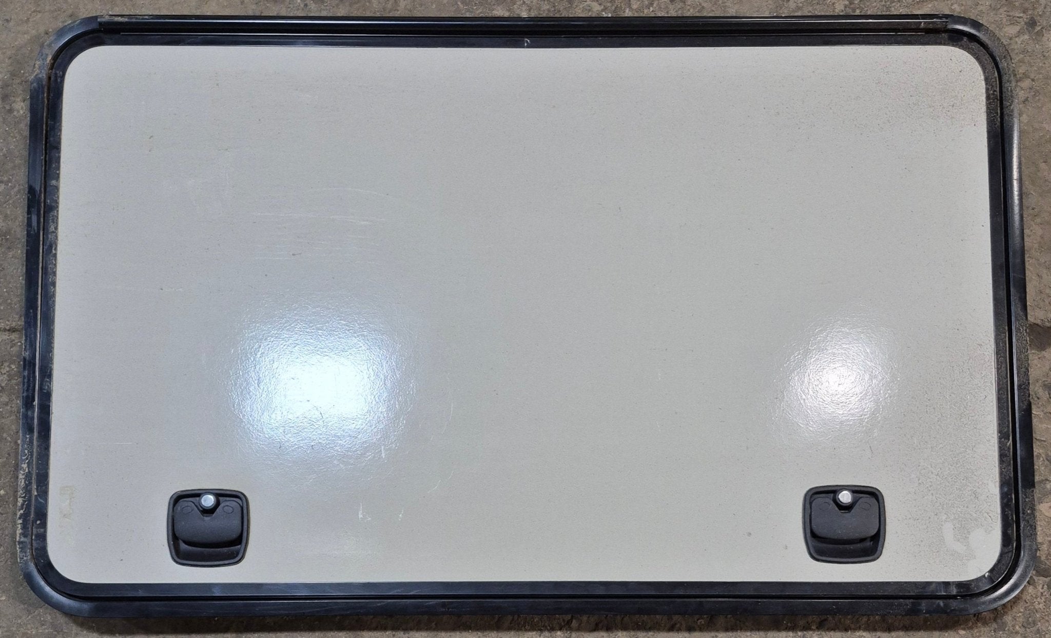 Used Radius Cargo Door 47 3/4" x 28 3/4" X 1 7/8" D - Young Farts RV Parts