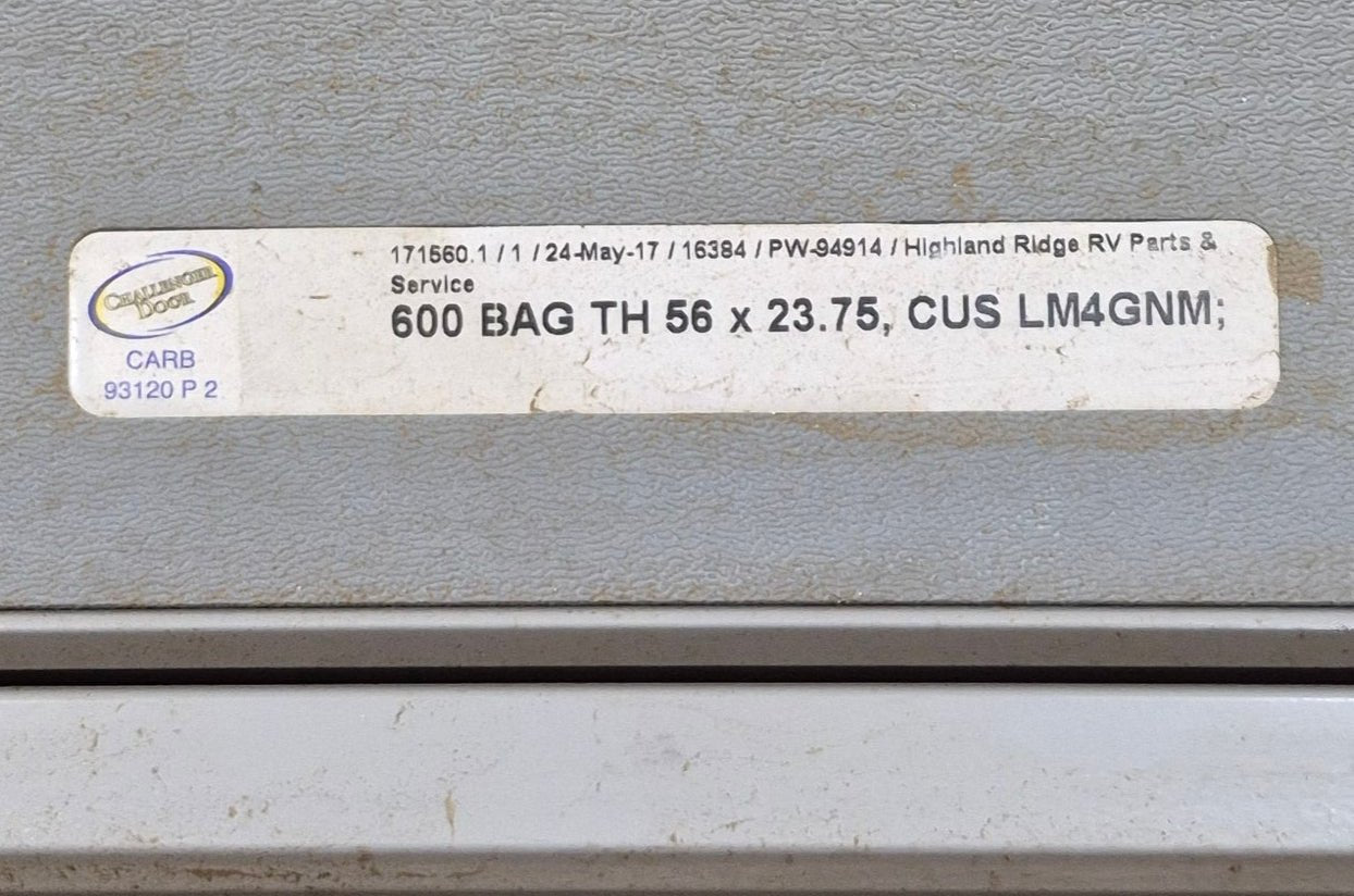 Used Radius Cargo Door 55 3/4