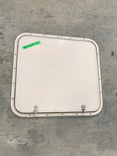 Load image into Gallery viewer, Used Radius Corner cargo door 23 3/4&quot; W x 21 3/4&quot; H x 1/2&quot; D - Young Farts RV Parts