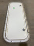 Used Radius Corner Cargo Door 29 3/4" W x 10 3/4" H x 3/4" D - Young Farts RV Parts
