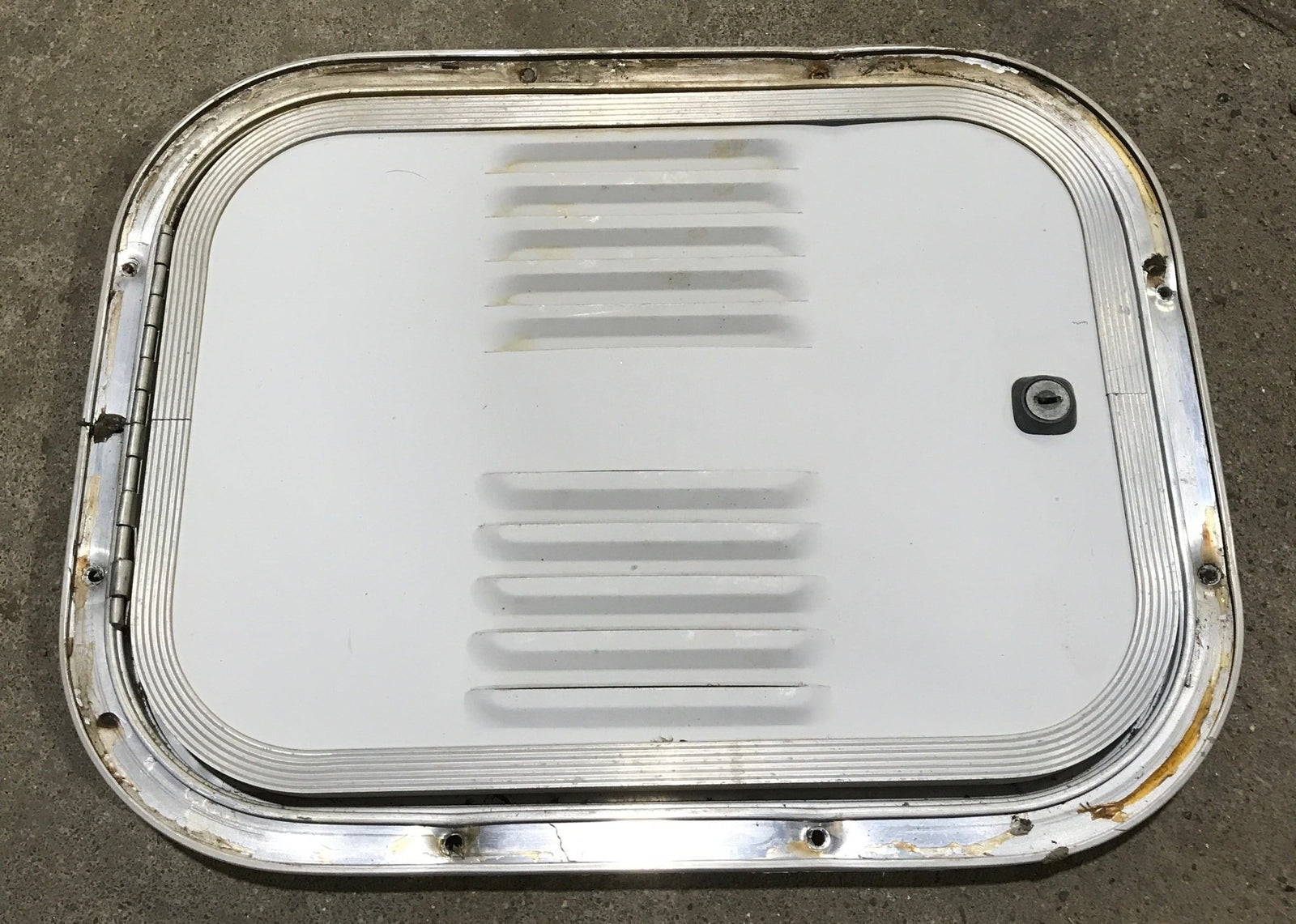 Used Radius Cornered Battery / Propane Cargo Door 14 1/2