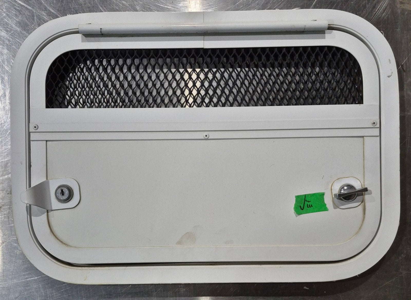 Used Radius Cornered Battery / Propane Cargo Door 16 7/8