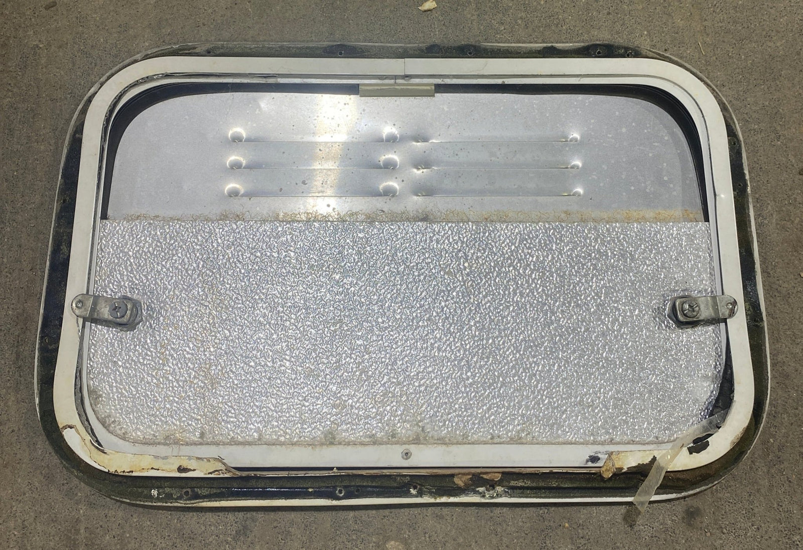 Used Radius Cornered Battery / Propane Cargo Door 18 3/4
