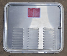 Load image into Gallery viewer, Used Radius Cornered Battery / Propane Cargo Door 25 3/4&quot; x 21 7/8&quot; x 3/4&quot; D - Young Farts RV Parts