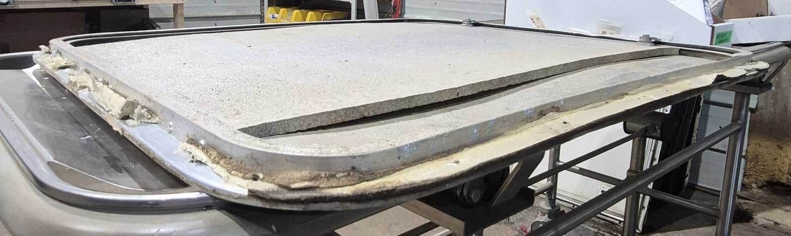 Used Radius Cornered Battery / Propane Cargo Door 29 7/8