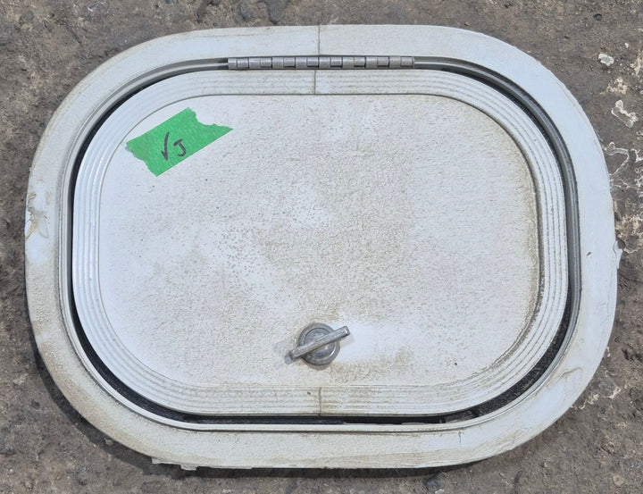 Used Radius Cornered Cargo Door 11" x 8" x 1/2" D - Young Farts RV Parts
