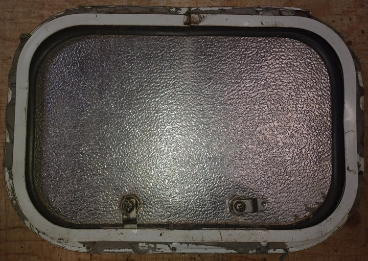Used Radius Cornered Cargo Door 15 3/4" x 10 1/2" x 5/8 "D - Young Farts RV Parts
