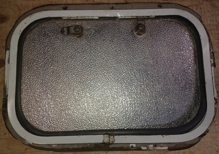 Used Radius Cornered Cargo Door 15 3/4" x 10 1/2" x 5/8 "D - Young Farts RV Parts