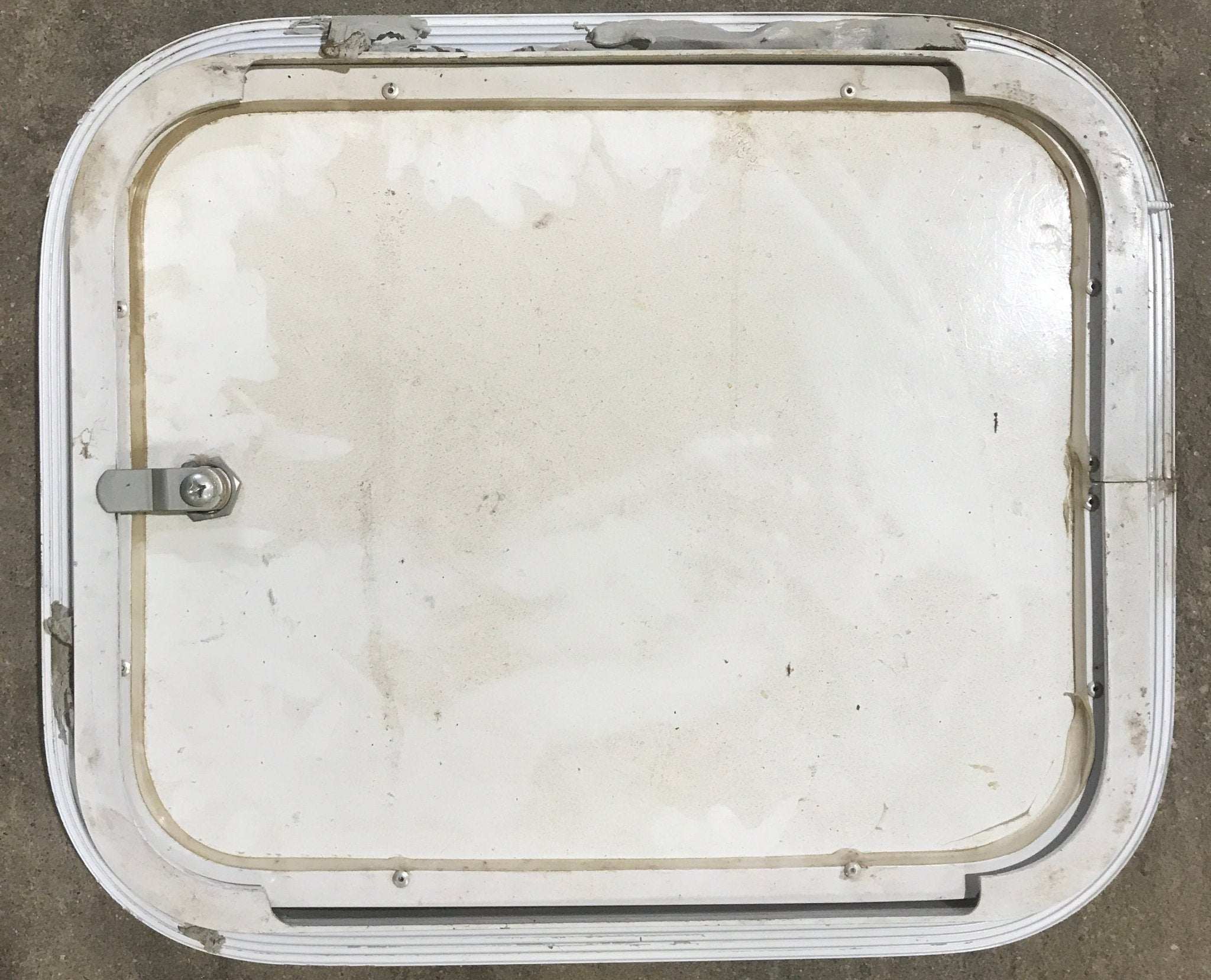 Used Radius Cornered Cargo Door 15 3/4" x 12 3/4" x 3/4"D - Young Farts RV Parts