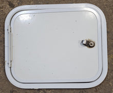 Load image into Gallery viewer, Used Radius Cornered Cargo Door 15 7/8&quot; x 12 3/4&quot; x 3/4&quot;D - Young Farts RV Parts