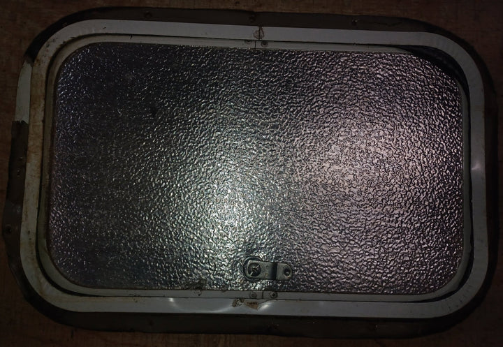 Used Radius Cornered Cargo Door 16 3/4" x 10 5/8" x 5/8 "D - Young Farts RV Parts