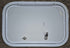 Used Radius Cornered Cargo Door 17 3/4" x 11 7/8" x 1 3/4" D - Young Farts RV Parts