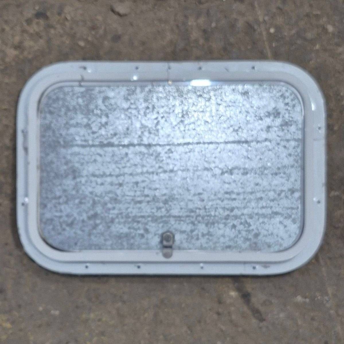 Used Radius Cornered Cargo Door - 17.75 X 11.875 X 0.625 - Young Farts RV Parts