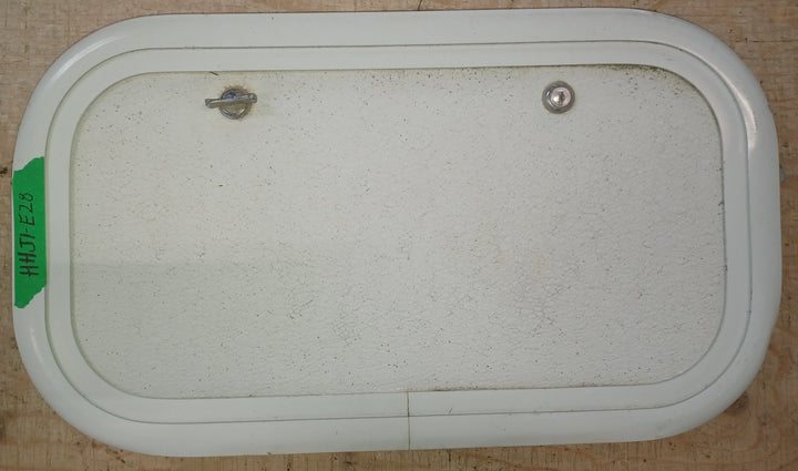 Used Radius Cornered Cargo Door 19 3/4" x 10 1/2" x 5/8 "D - Young Farts RV Parts