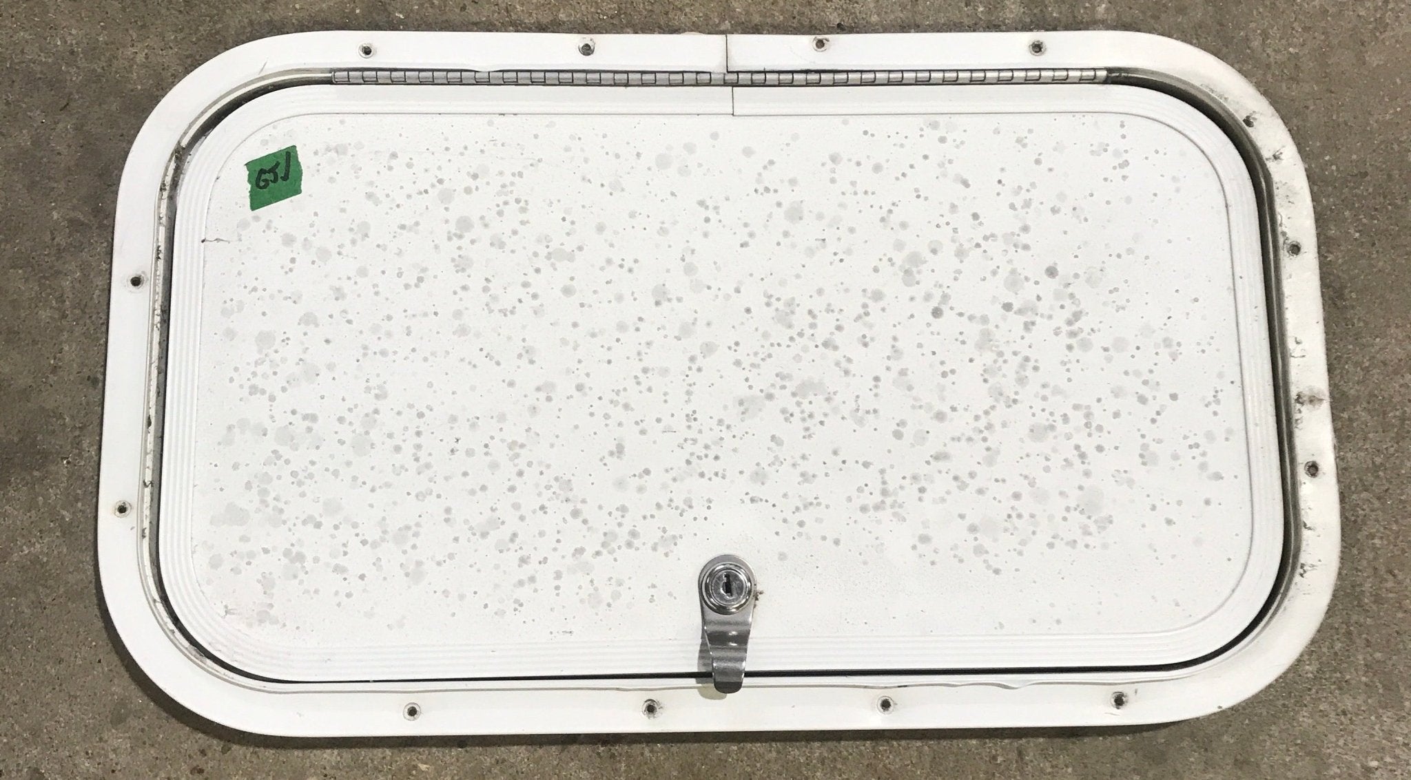 Used Radius Cornered Cargo Door 19 3/4" x 10 3/4" x 3/4" D - Young Farts RV Parts