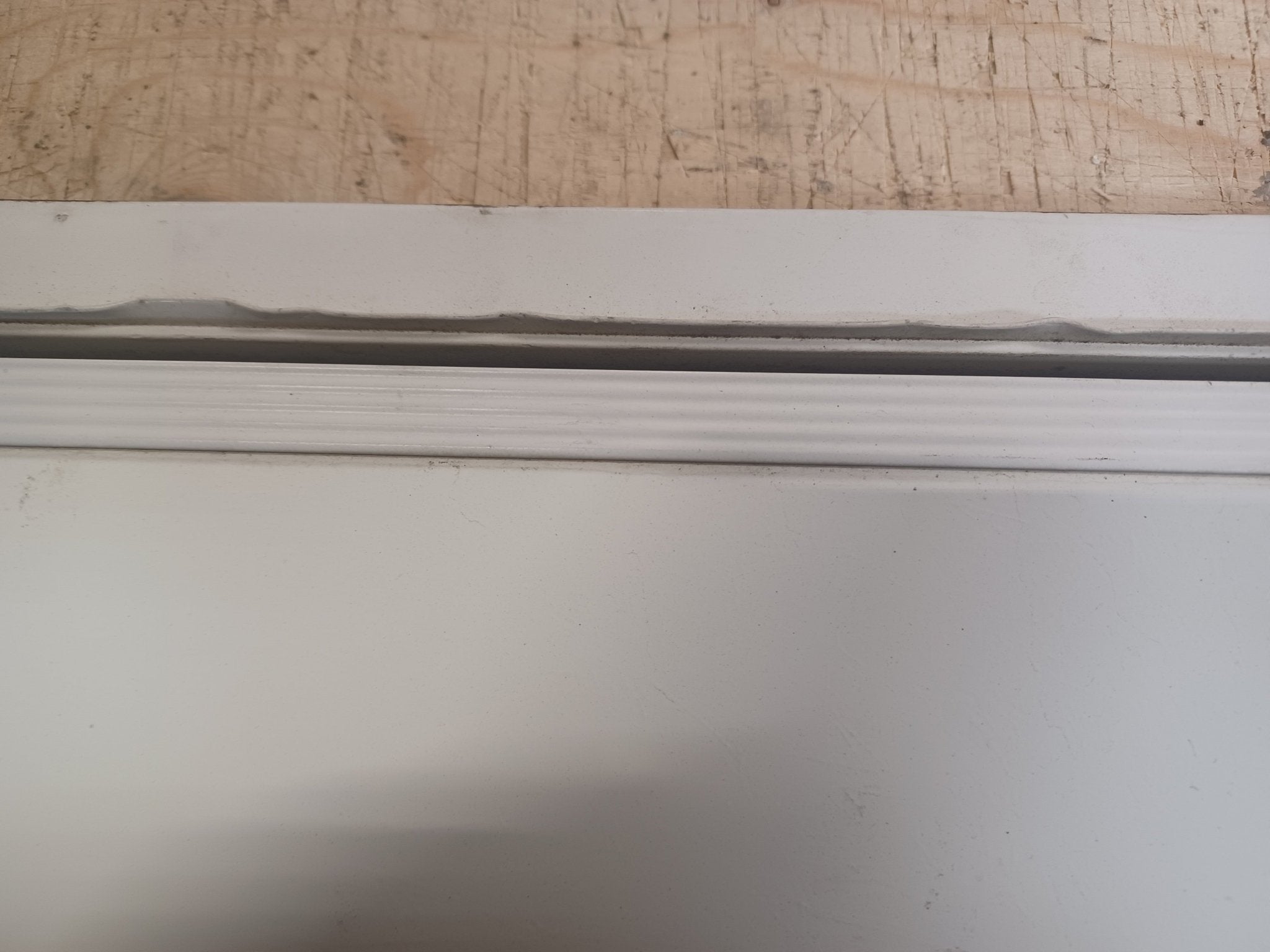 Used Radius Cornered Cargo Door 19 3/4" x 10 3/4" x 5/8"D - Young Farts RV Parts