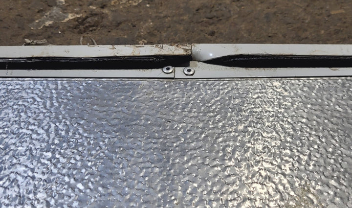 Used Radius Cornered Cargo Door 19 3/4" x 10 7/8" x 1/2"D - Young Farts RV Parts
