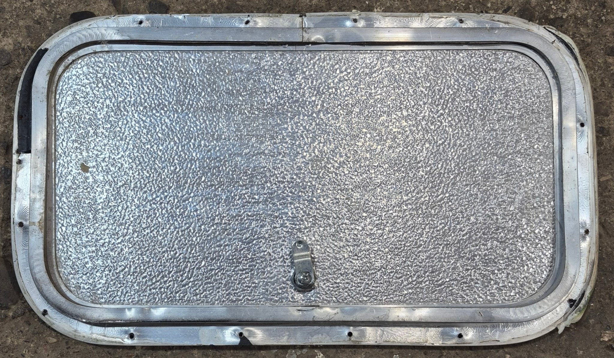 Used Radius Cornered Cargo Door 19 3/4" x 10 7/8" x 5/8" D - Young Farts RV Parts