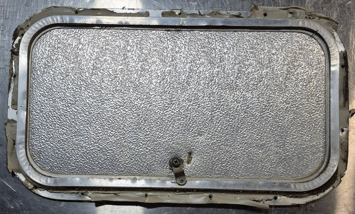 Used Radius Cornered Cargo Door 19 7/8" x 10 3/4" x 1/2" - Young Farts RV Parts