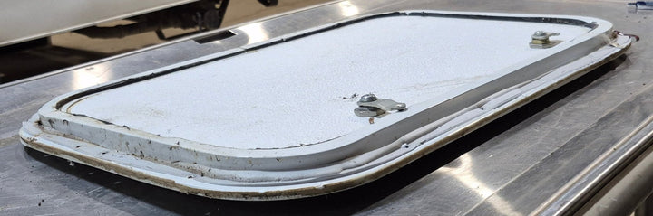 Used Radius Cornered Cargo Door 21 3/4" x 13 7/8" x 1/2" - Young Farts RV Parts