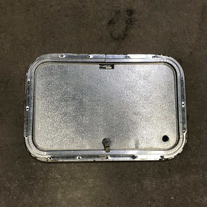 Used Radius Cornered Cargo Door 22" x 14" x 1 1/4" D - Young Farts RV Parts