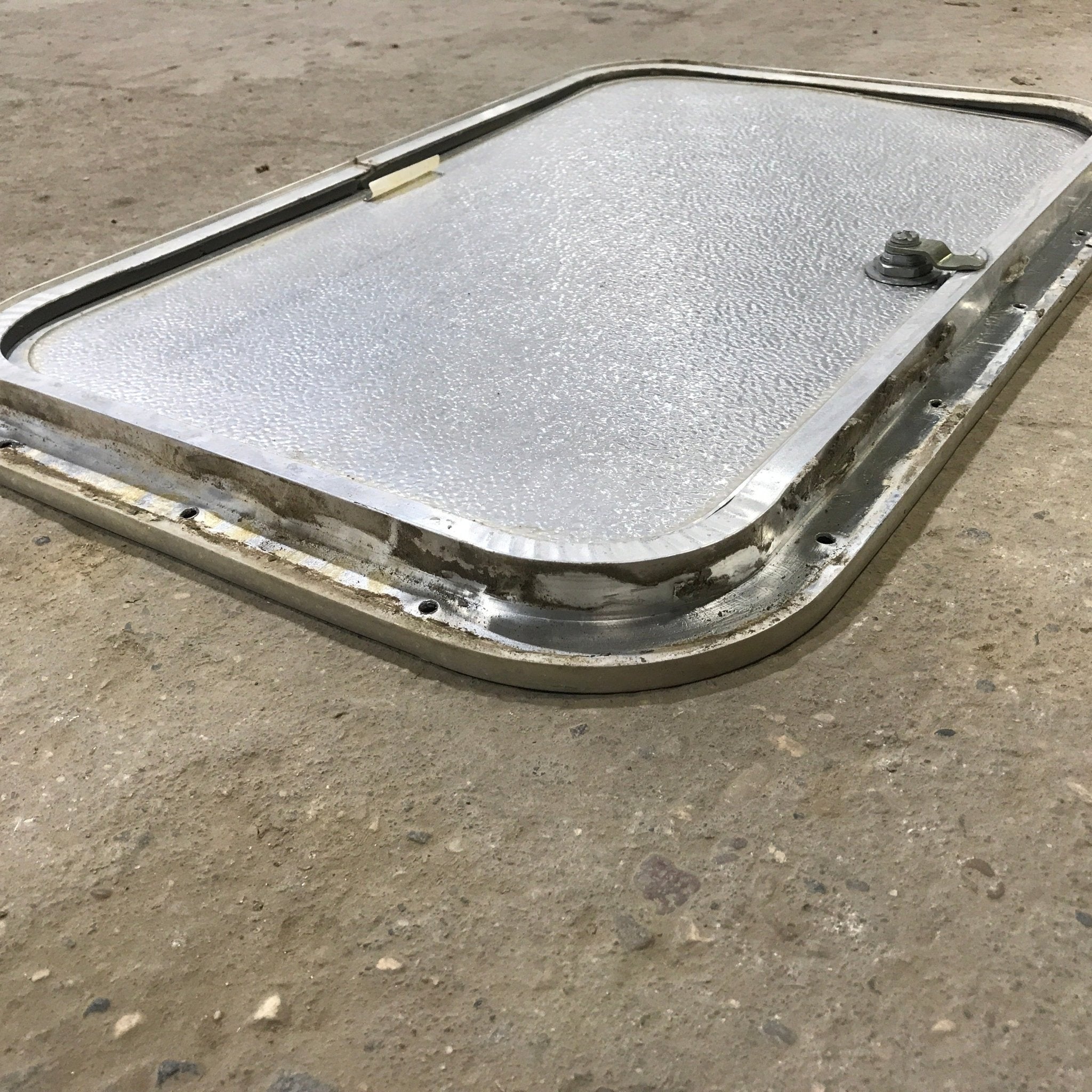 Used Radius Cornered Cargo Door 22" x 14" x 1 1/4" D - Young Farts RV Parts