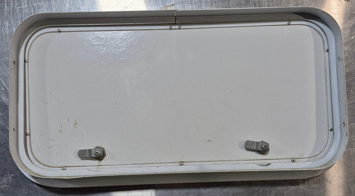 Used Radius Cornered Cargo Door 23 3/4" x 11 3/4" x 1 3/4" D - Young Farts RV Parts