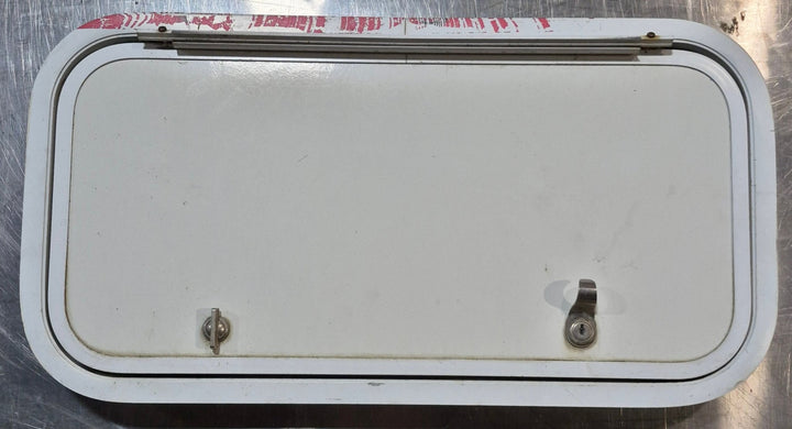 Used Radius Cornered Cargo Door 23 3/4" x 11 3/4" x 1 3/4" D - Young Farts RV Parts