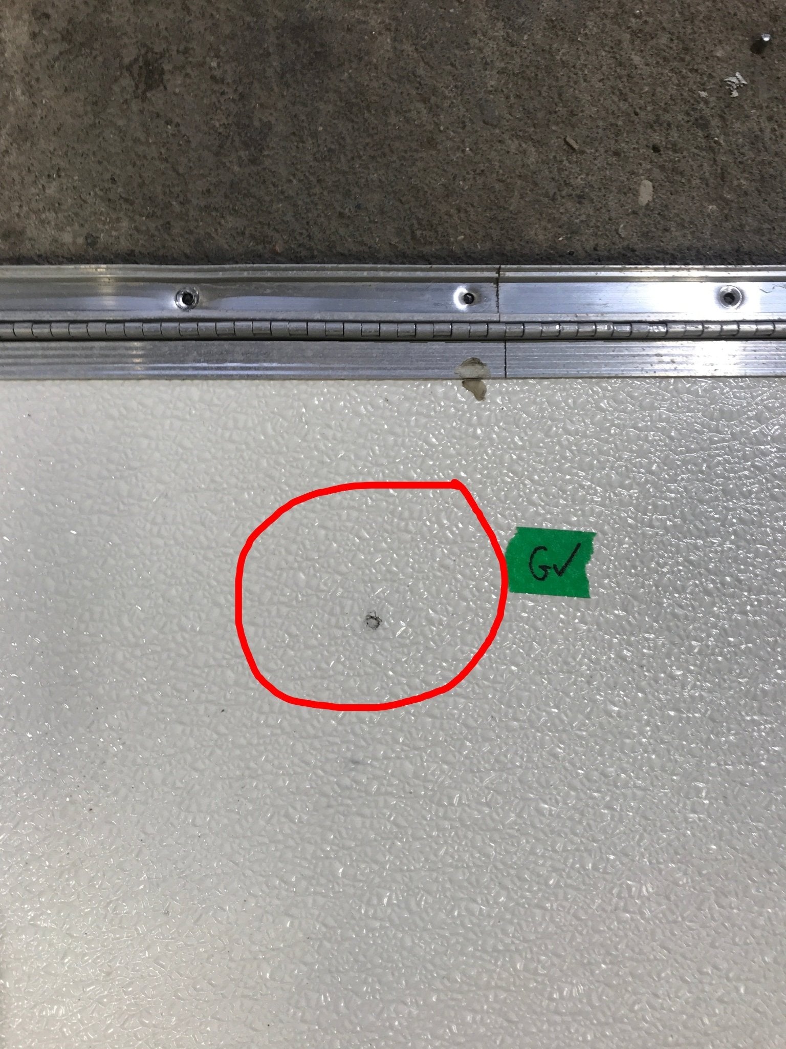 Used Radius Cornered Cargo Door 23 3/4