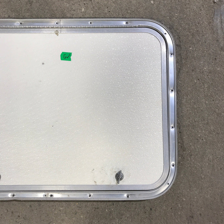 Used Radius Cornered Cargo Door 23 3/4" x 17 1/2" x 3/4" D - Young Farts RV Parts