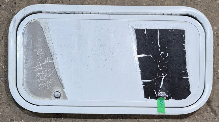 Used Radius Cornered Cargo Door 23 7/8" x 11 7/8" x 1 1/4" D - Young Farts RV Parts