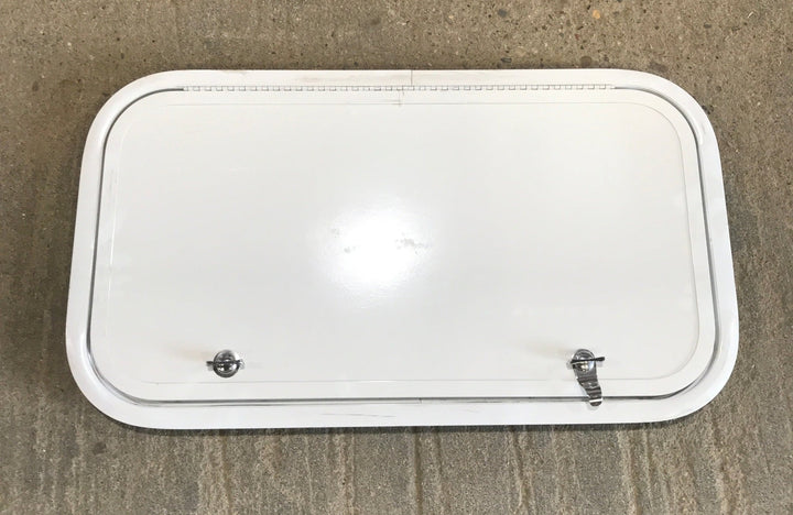 Used Radius Cornered Cargo Door 26" x 13 5/8" x 1"D - Young Farts RV Parts