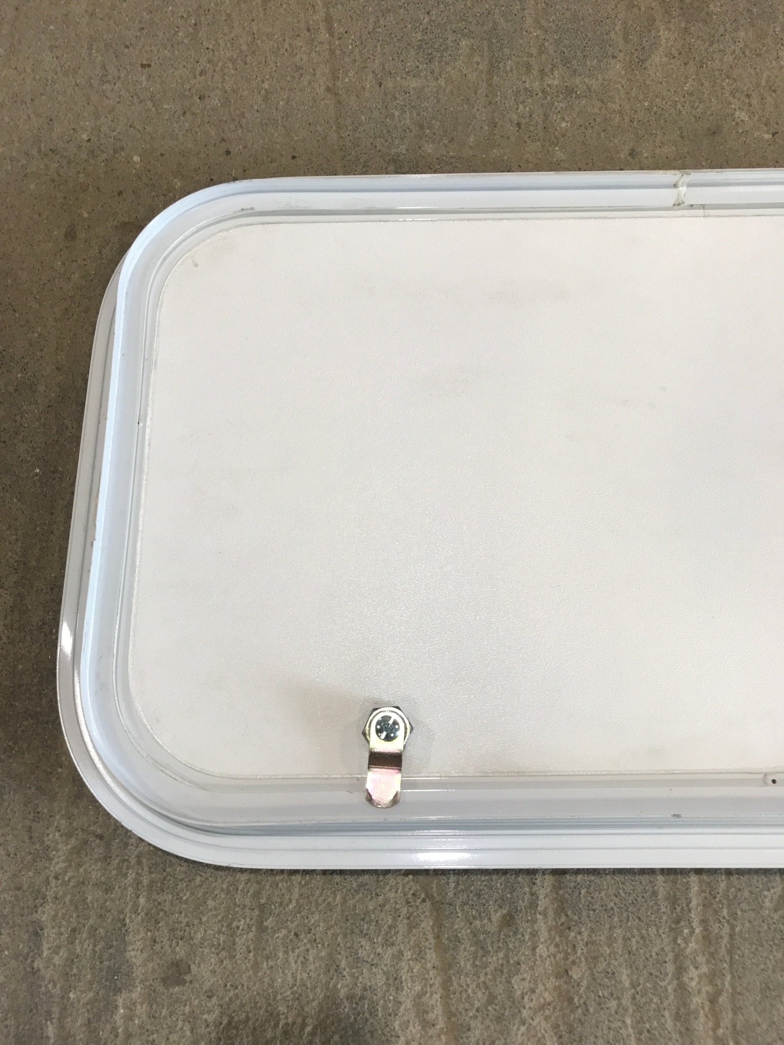 Used Radius Cornered Cargo Door 26" x 13 5/8" x 1"D - Young Farts RV Parts