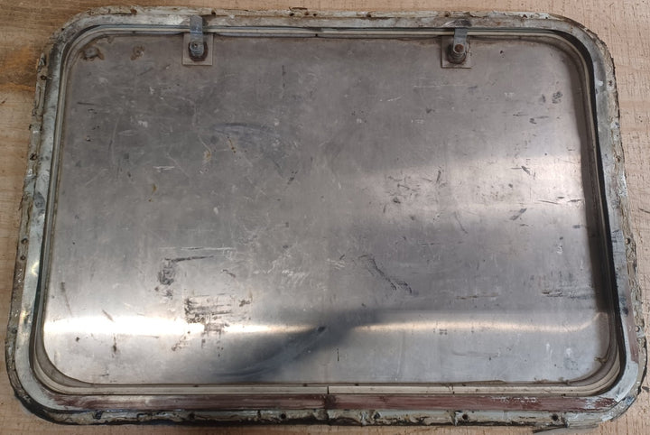 Used Radius Cornered Cargo Door 27 1/2" x 18 5/8" x 5/8"D - Young Farts RV Parts