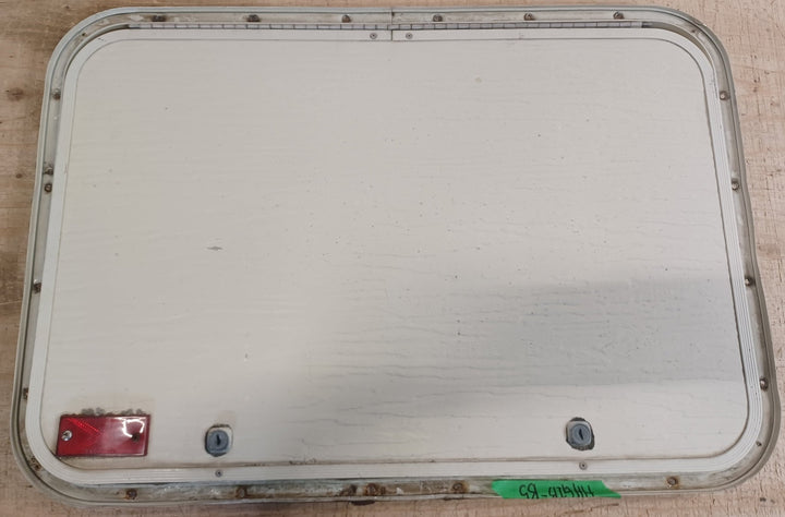 Used Radius Cornered Cargo Door 27 1/2" x 18 5/8" x 5/8"D - Young Farts RV Parts