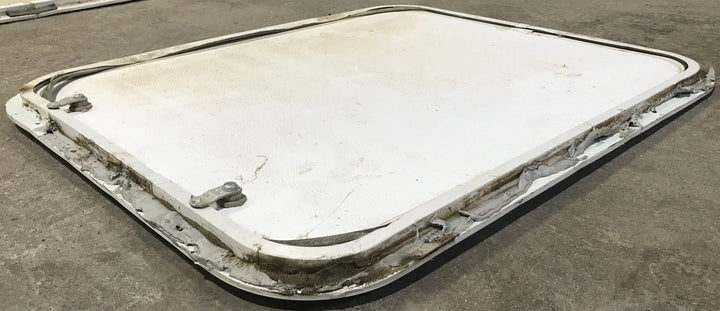 Used Radius Cornered Cargo Door 27 1/2" x 22 3/4" x 1/2" D - Young Farts RV Parts