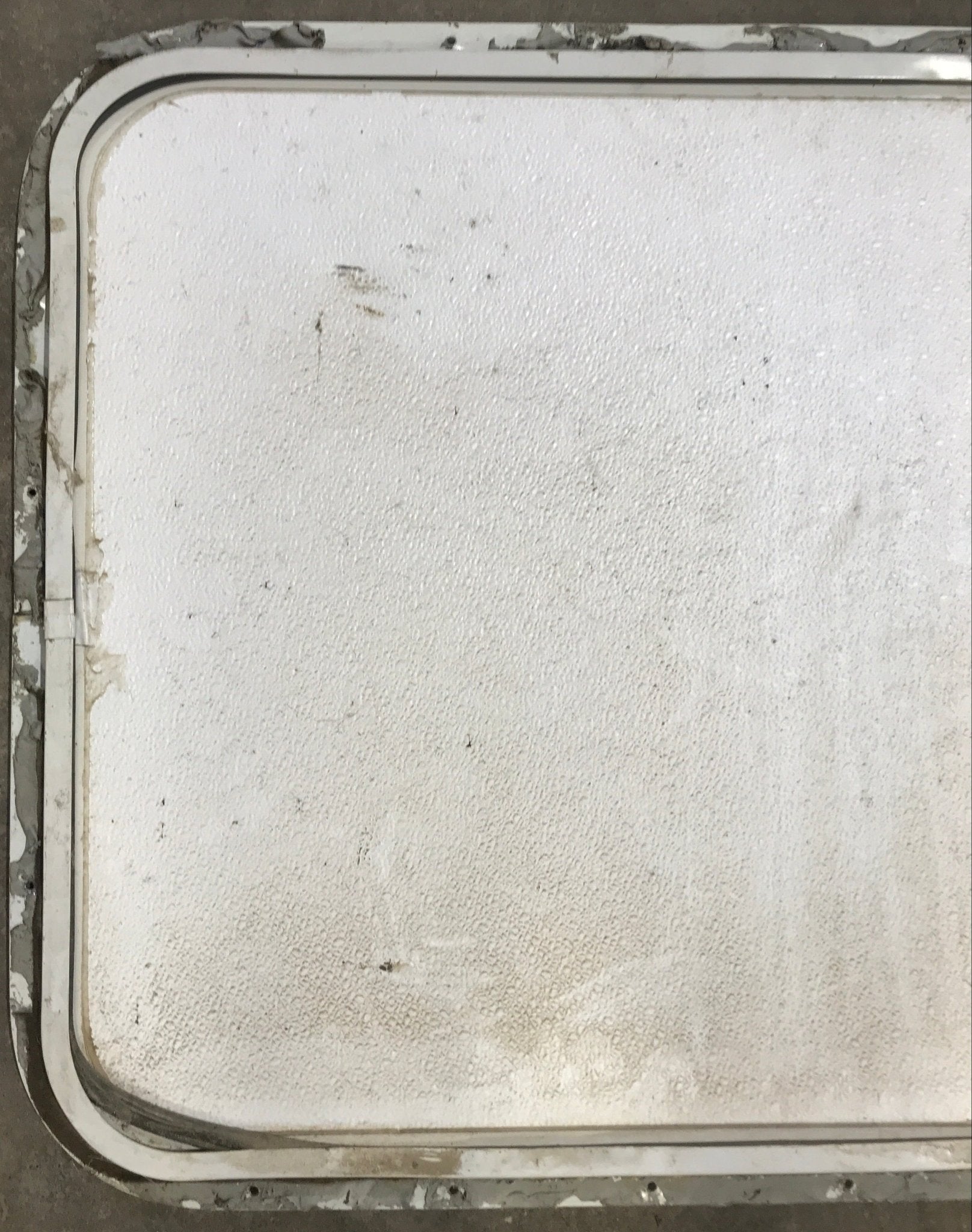 Used Radius Cornered Cargo Door 27 1/2" x 22 3/4" x 1/2" D - Young Farts RV Parts