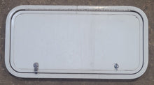 Load image into Gallery viewer, Used Radius Cornered Cargo Door 27 1/4&quot; x 13 1/4&quot; x 1 7/8&quot; D - Young Farts RV Parts