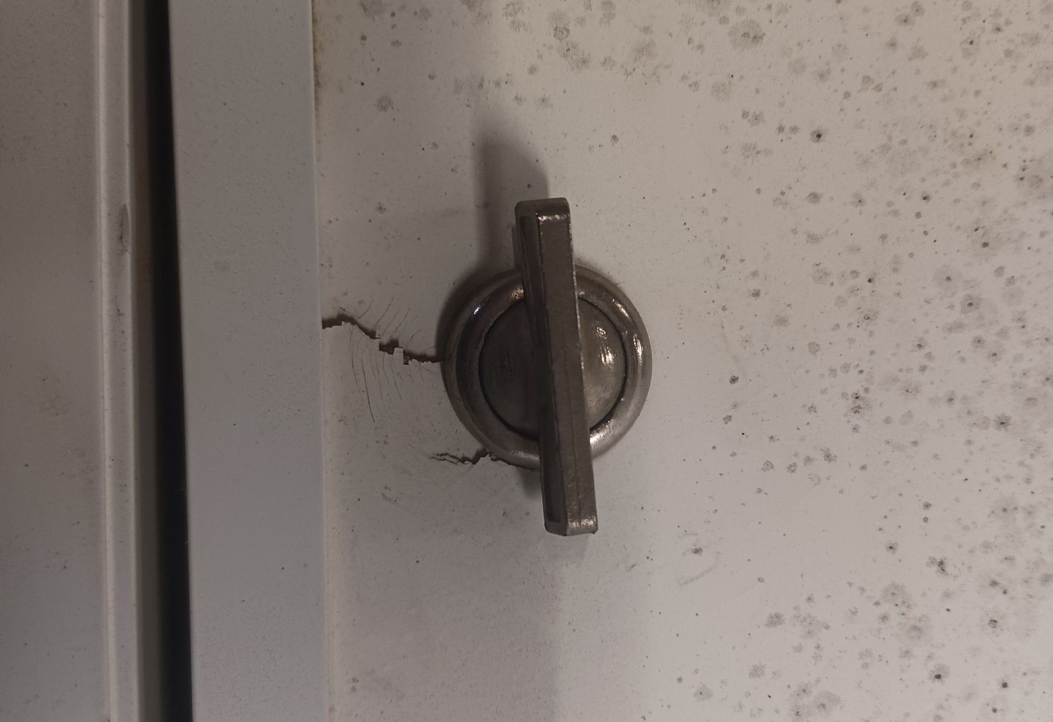 Used Radius Cornered Cargo Door 27 3/8" x 22 3/4" x 2"D - Young Farts RV Parts