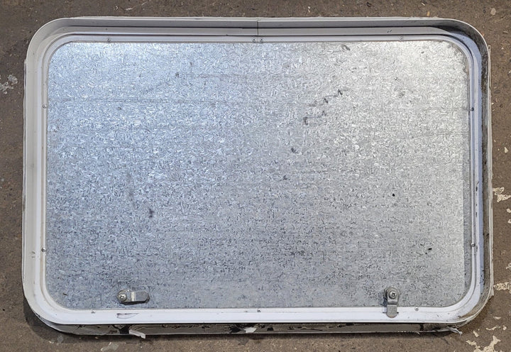 Used Radius Cornered Cargo Door 27 7/8" x 18 3/8" x 1 3/4" D - Young Farts RV Parts