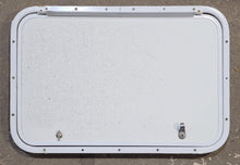 Load image into Gallery viewer, Used Radius Cornered Cargo Door 27 7/8&quot; x 18 3/8&quot; x 1 3/4&quot; D - Young Farts RV Parts