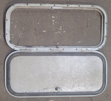 Load image into Gallery viewer, Used Radius Cornered Cargo Door 28 1/2&quot; x 12 1/4&quot; x 5/8&quot; D - Young Farts RV Parts