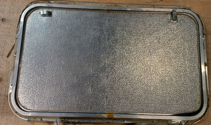 Used Radius Cornered Cargo Door 29 3/4" x 17 3/4" x 5/8"D - Young Farts RV Parts