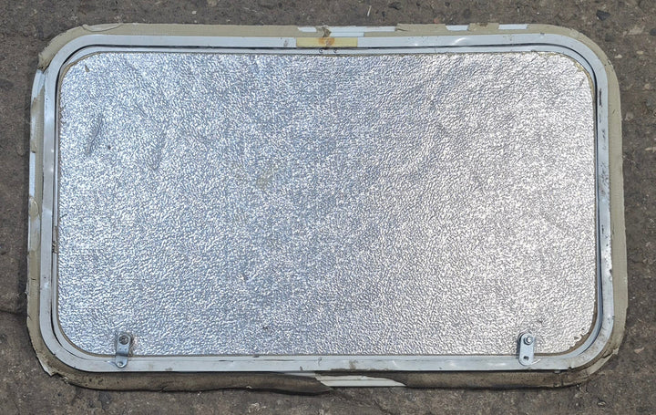 Used Radius Cornered Cargo Door 29 3/4" x 17 7/8" x 1/2" D - Young Farts RV Parts