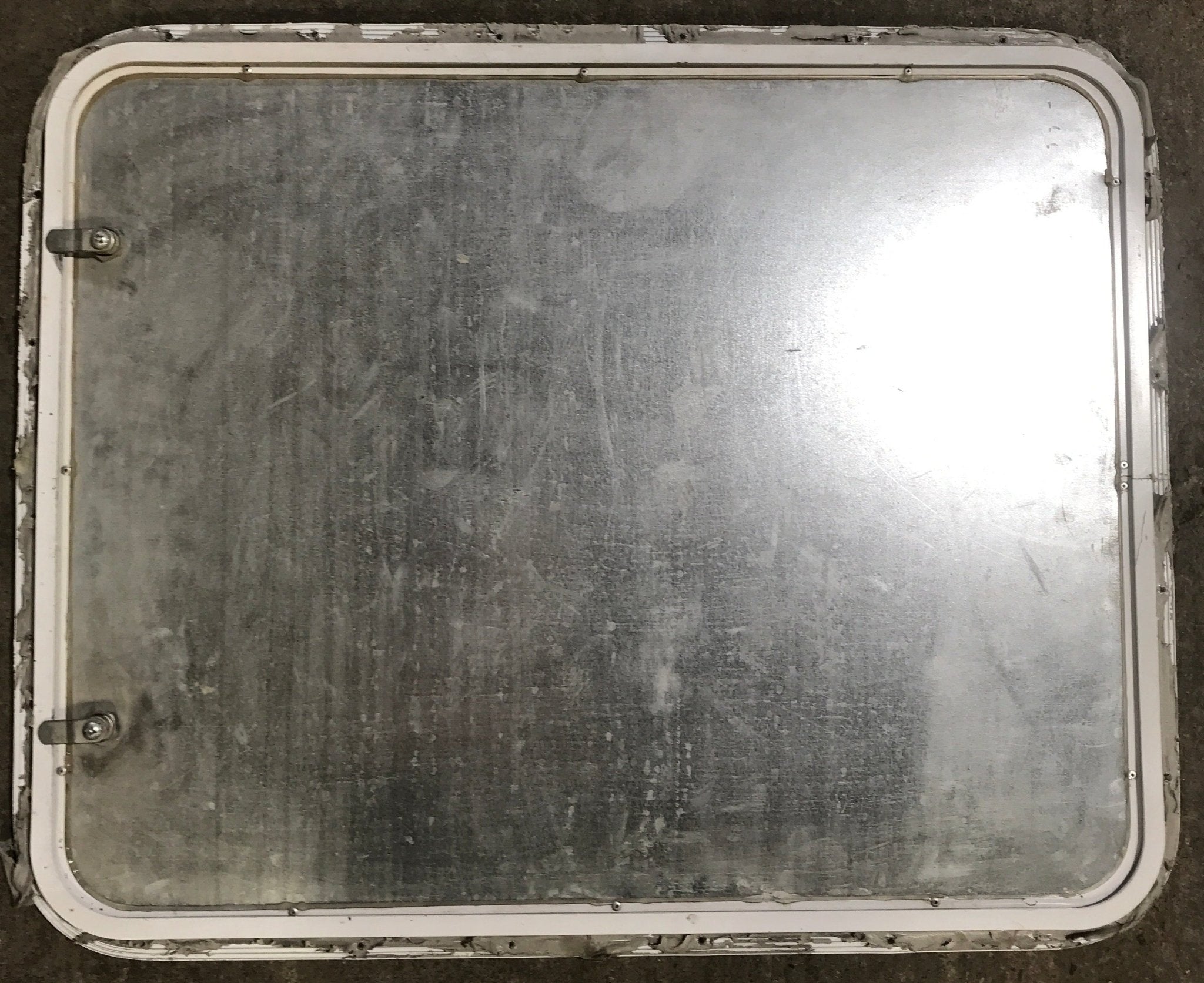 Used Radius Cornered Cargo Door 29 3/4" x 23 3/4" x 3/4" D - Young Farts RV Parts